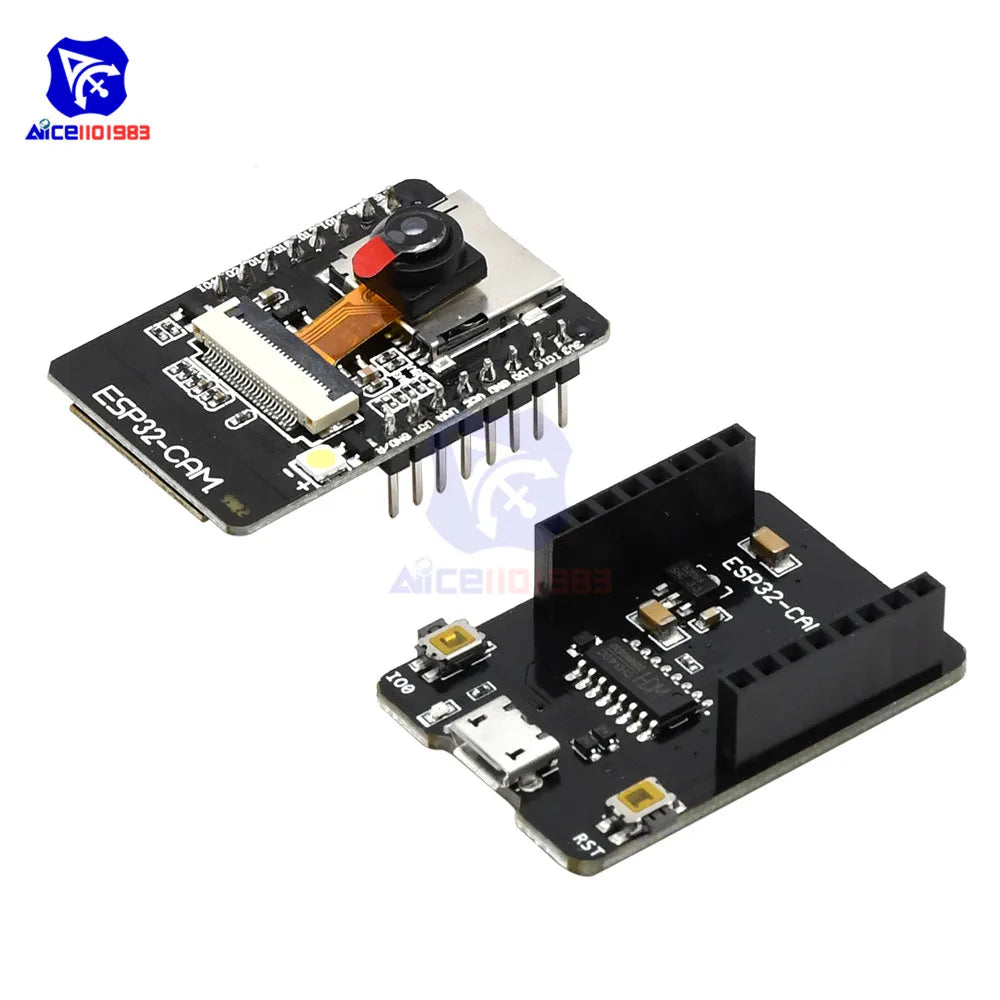Diymore ESP32-CAM-MB CH340G USB Serial ESP32-S Wireless WiFi Bluetooth OV2640 2MP Camera Support Photo/Video Antenna for Arduino