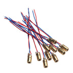 5pcs Laser Diode 650nm 6mm 3/5V 5 Million Watt Adjustable Laser Dot Module Red Copper Head Laser Woodworking Tools