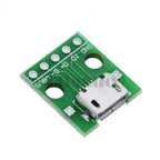 1PCS Male USB Type-C Micro Mini USB 2.0 3.0 Female USB B Connector Interface to 2.54mm DIP PCB Converter Adapter Breakout Board