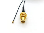 100pcs RP SMA RP-SMA Female to MHF4 Plug RF Pigtail Cable for Mini PCI 0.81mm/1.13mm Card Intel WIFI Board