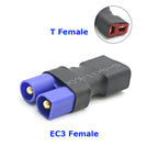 Adapter XT30 XT60 XT90 Traxxas T Plug Deans EC5 EC3 Female to Male HXT 4MM Connectors Plug RC Lipo Battery Control Parts DIY