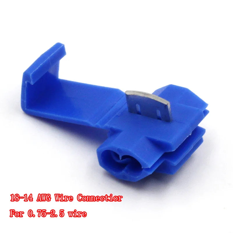50/20/10PCS Red Electrical Cable Connectors Fast Quick Splice Lock Wire Terminals Crimp 22-16 18-14 12-10AWG Wire Connector