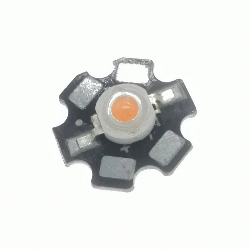 25pcs/100pcs 1W 3W High Power LED Diodes Warm Cold White/Natural White/Red/Green/Blue/Royal Blue With 20mm White Black PCB