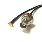 RF Coaxiale Cable BNC Female Bulkhead To MMCX Male Pigtail Adapter RG174 10/15/20/30/50/100CM For Wifi Card