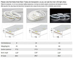 SK6812RGBW LED Neon Rope Tube WS2811 WS2812B WS2813 Flexible LED Strip Light Silica Gel Soft Lamp Tube 1m - 5m IP67 Waterproof