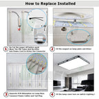 LED PCB 4W 6W 8W 220-520mm Length Bar Strip SMD5730 Aluminum Lamp Plate Ceiling/Tube Light Retrofit Ofiice Source Board Replace