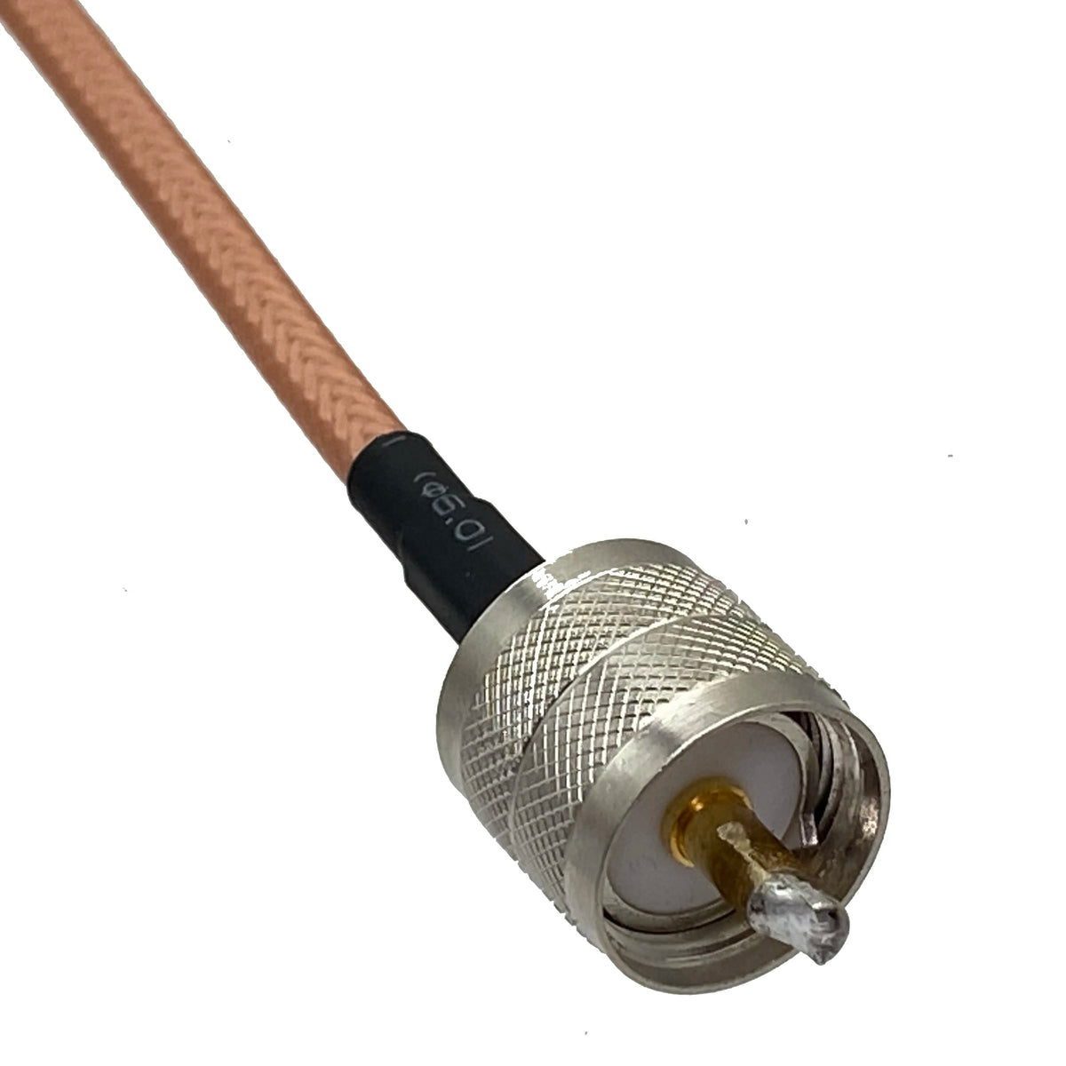 RG142 N Male Plug to UHF PL259 Male Plug Connector Crimp Wire Terminal Straight RF Jumper pigtail Cable 50ohm 6inch~10M