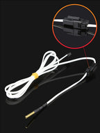 3DSWAY 3D Printer Parts HT-NTC 100K ohm B3950 Thermistor Cartridge Sensor with SM Plug High Temperature for E3D V6 PT100 Hotend