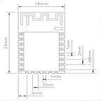 5PCS/L0T ESP8266 serial port to WIFI remote wireless control wifi module ESP-12E 12F 12S