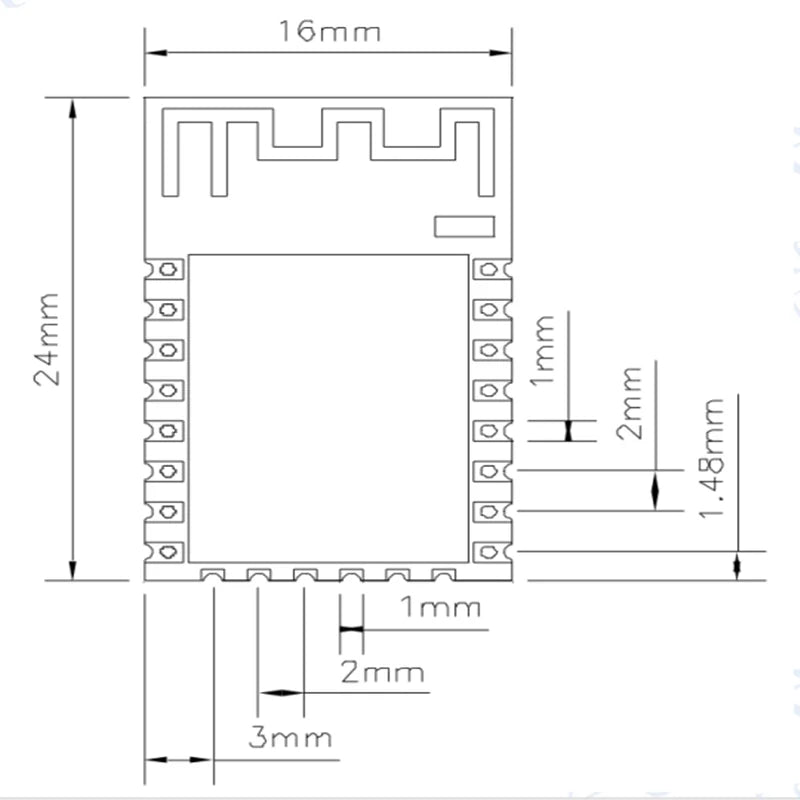 5PCS/L0T ESP8266 serial port to WIFI remote wireless control wifi module ESP-12E 12F 12S