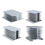 Three-phase SSR  Aluminum Heat Sink   60A 80A 100A 150A 200A 300A 400A High Power Radiator DC to AC AC TO  AC