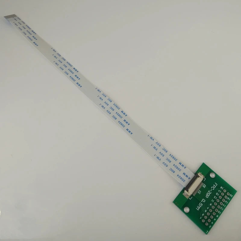 1set FFC/FPC Connector + 0.5mm Pitch 50/100/200mm Length FFC Cable 6P 8P 10P 12P 14P 20P 30P 40P 50PIN