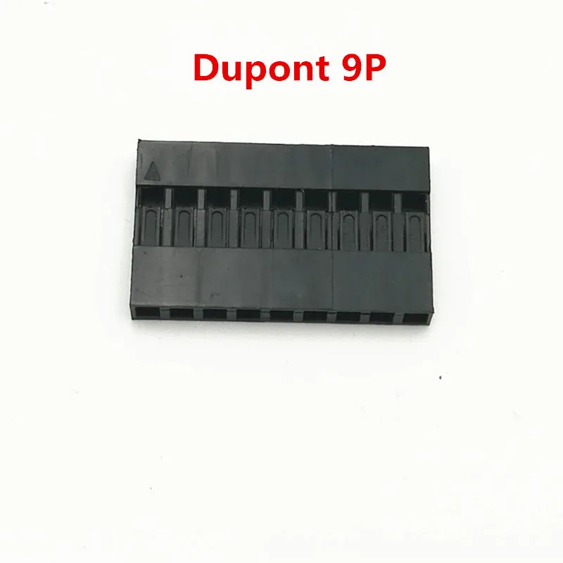 50pcs 2.54mm Dupont Connector Male/Female Pin Way Cable Plug 2/3/4/5 Pin Electrical Pin Jumper Header Housing Wire Connector Kit