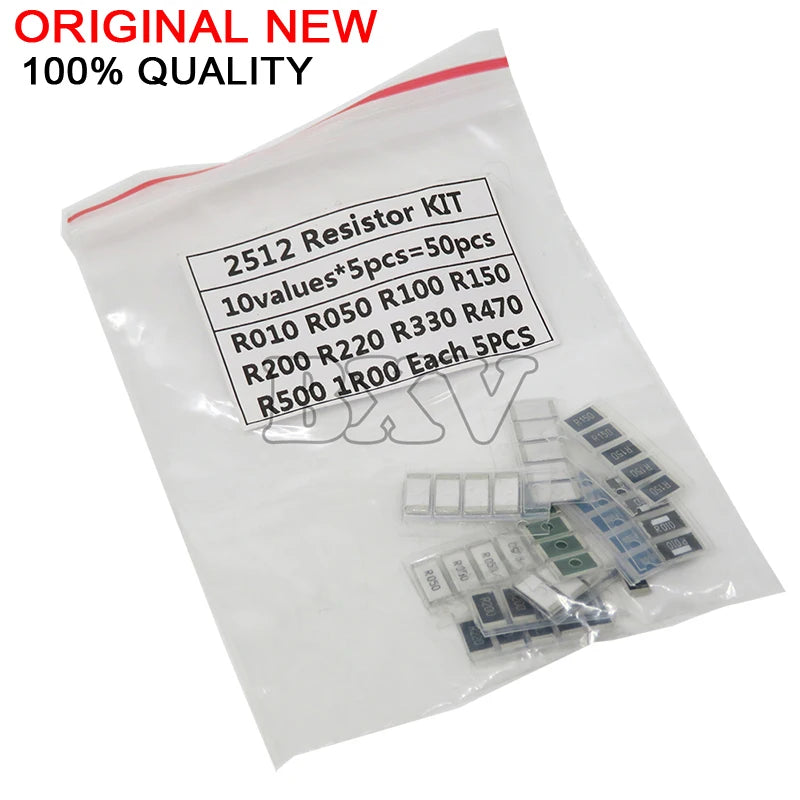 200PCS 660PCS 720PCS 4000PCS 0402 0603 0805 1206 1210 2512 SMD Resistor Kit PUMUDDSY Assorted Kit 10K 100K 1K 1R 100R 220R 1% 5%