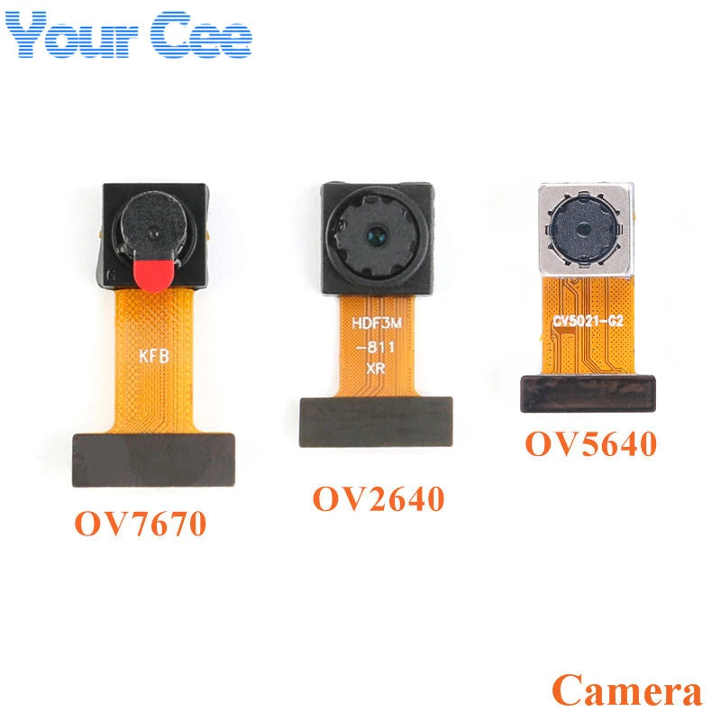 5pcs/1pc OV2640 OV7670 OV5640-AF Mini Camera Module CMOS Image Sensor 2 Million Pixel Wide Angle Camera Monitor Identification