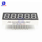 diyamore 0.36 inch 5 Bits Digit LED 7 Segment Common Cathode Digital Tube Blue LED Digit Display
