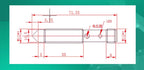 Capacitive liquid level proximity switch sensor for sensing high viscosity liquid ink glue WKC1404