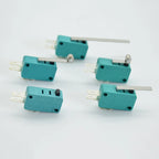 2pcs 28mm 52mm Arc Roller Lever Touch Switch green  Micro Limit Switches 16A 250V 125V NO+NC+COM  3 Pins SPDT Micro Switch