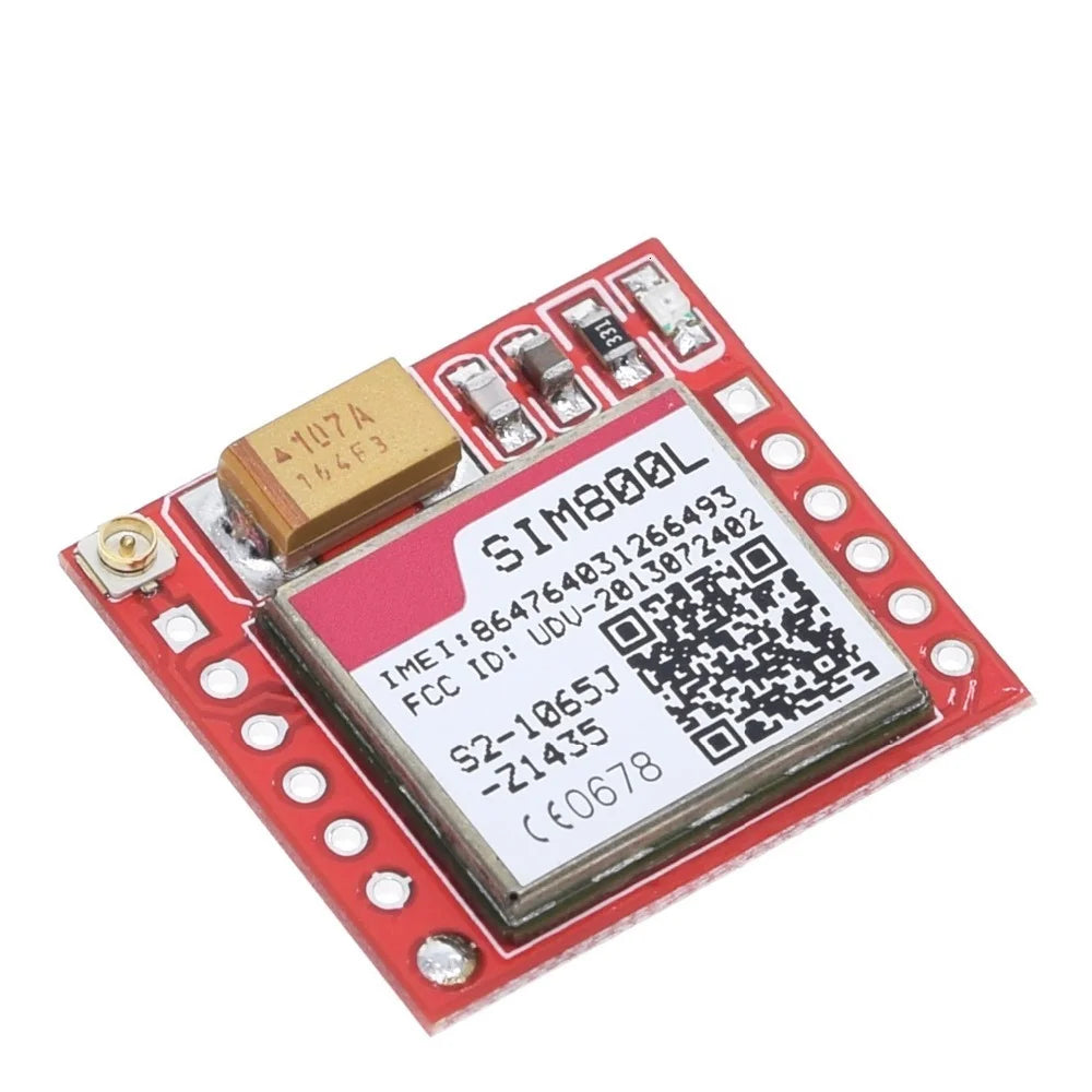 Smallest SIM800L GPRS GSM Module Kit MicroSIM Card Core BOard Quad-band TTL Serial Port With the Antenna DIY