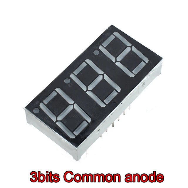0.56inch LED display 7 Segment 1 Bit/2 Bit/3 Bit/4 Bit Digit Tube Red Common Cathode / Anode Digital 0.56 inch led 7segment