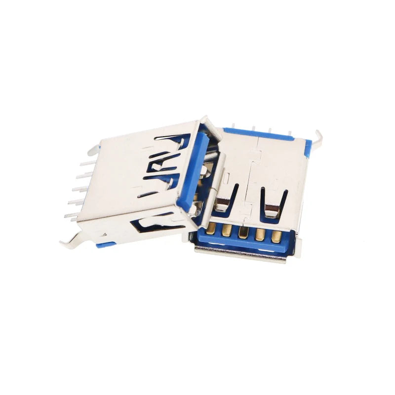 5Pcs USB 3.0 Connector Male / Female Socket High Speed Data Transmission USB3.0 Jack For Laptop U Disk Printer