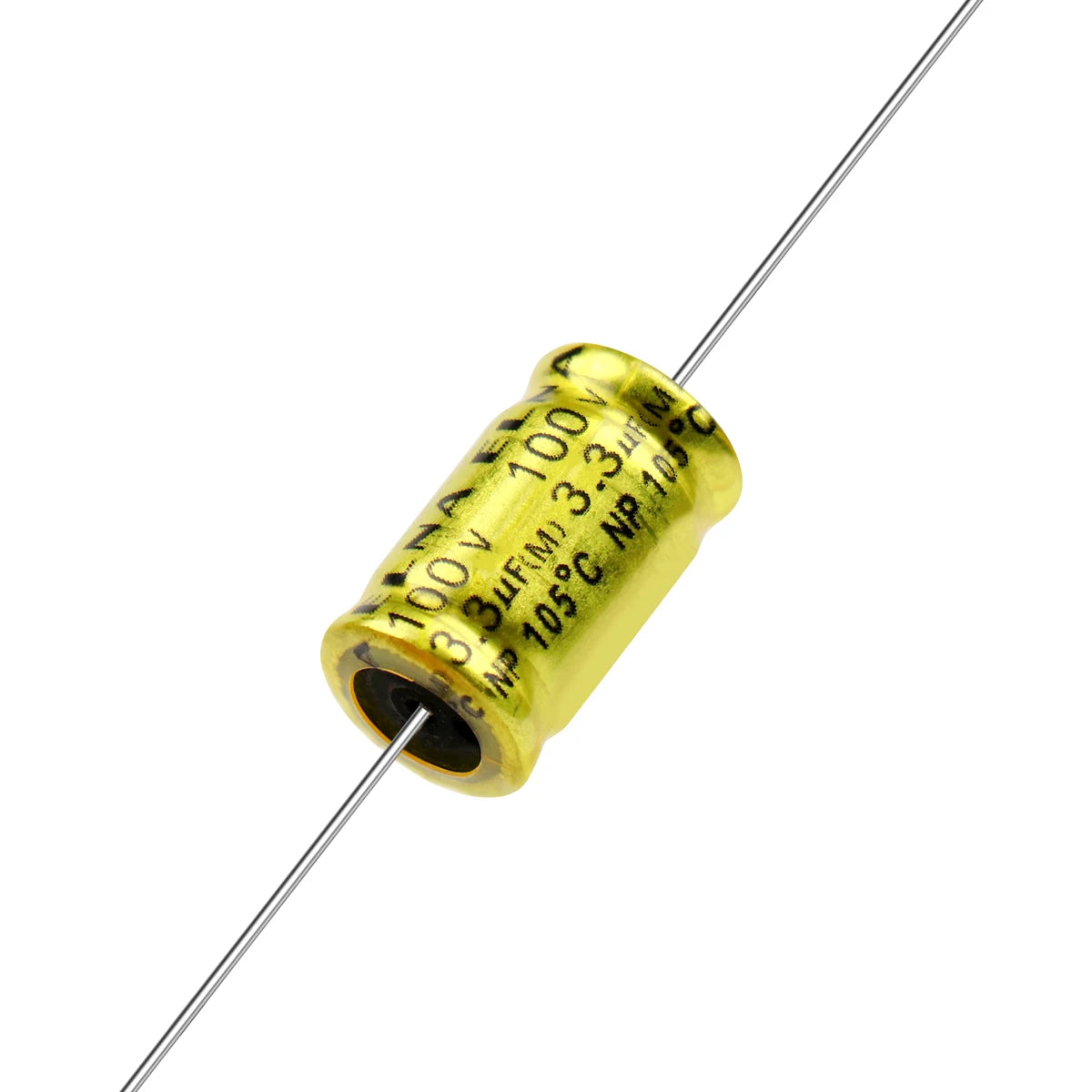 10Pcs 100V Horizontal Speaker Audio Capacitor Non Polarity Frequency Divider Crossover Polypropylene 1UF 1.5UF 2.2UF 3.3UF 4.7UF