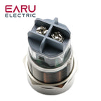 22mm IP67 Ultrashort Flash LED Alarm Indicator Light Signal Lamp Flashmetal Buzzer 12V 24V 220V Intermittent Sound Waterproor