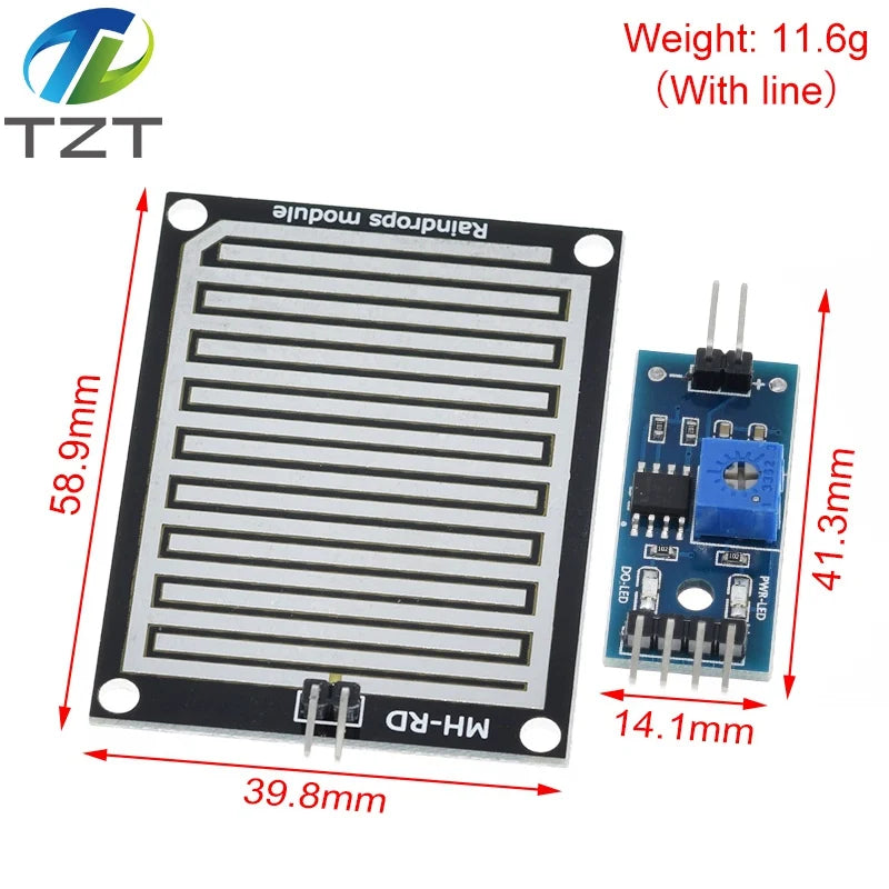 TZT Raspberry pi 2 3 the sensors module package HC-SR04 HC-SR501 DHT11 DS3231 KY-008 Sound Rain Soil sensors for arduino kit