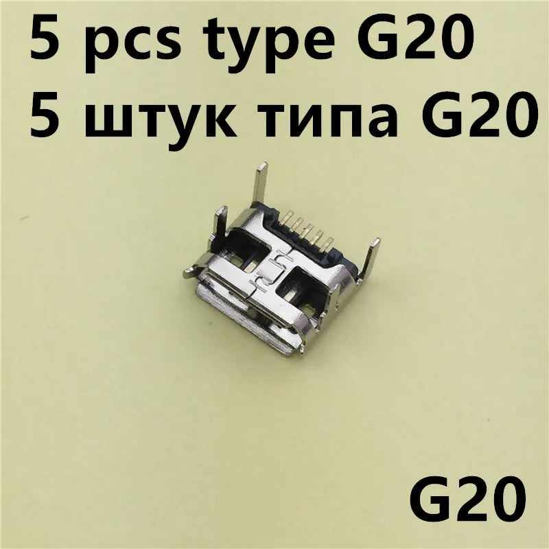 20Models Micro USB 5pin Female Connector For Mobile Phone Charging SMT Socket Data Jack Connector Port PCB Board Drop Shipping