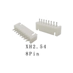 50Pcs XH 2.54 2.54mm Pitch Pin Header Housing Connector JST XH2.54 2P 3P 4P 5P 6P 7P 8P 9P 10 Pin Male Straight Pin For PCB