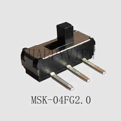 20PCS Mini Slide Switch On-OFF Micro Toggle Switch 1P2T H=1.5/2/4MM Miniature Horizontal Slide Switch SMD/DIP