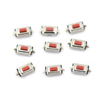 20Pcs 3*6*2.5mm 2Pin SMD Red/White Push Button Switch Microswitch Tact Switch 3X6X2.5 Car Remote Control Key Button Switch