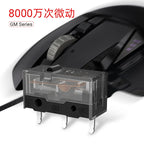 2Pcs Kailh Mouse switch GM8.0 Esports Micro Swicth left right button 80 Million Click Lifetime suitable for D2FC 7N 10M 20M 50M