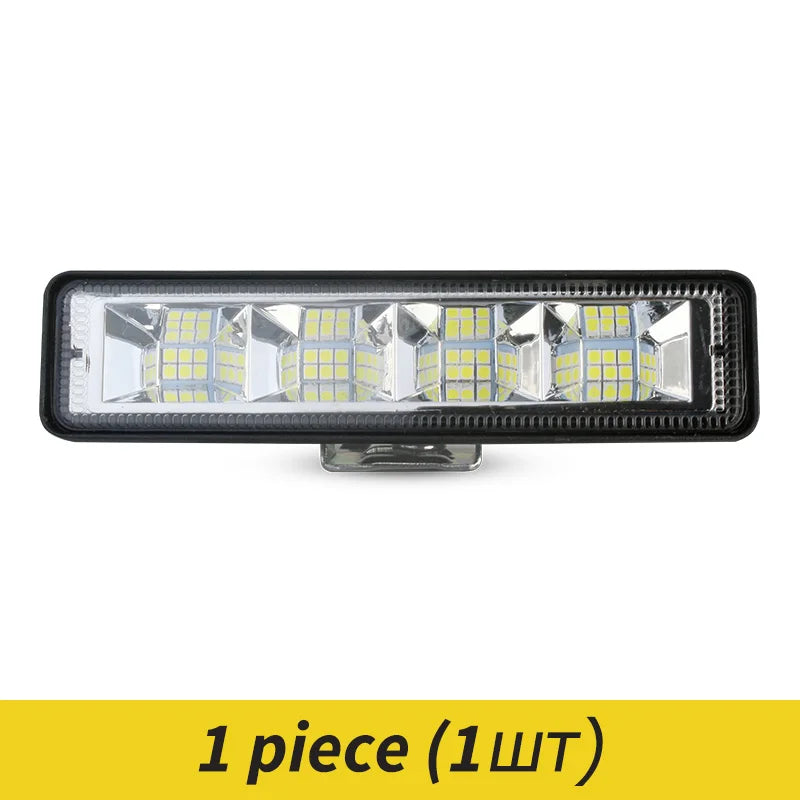 72W Car Work Light LED Bar 4x4 24 LED Working Bar Offroad SUV ATV Tractor Boat Trucks Excavator 12V 24V LED Combo Beam