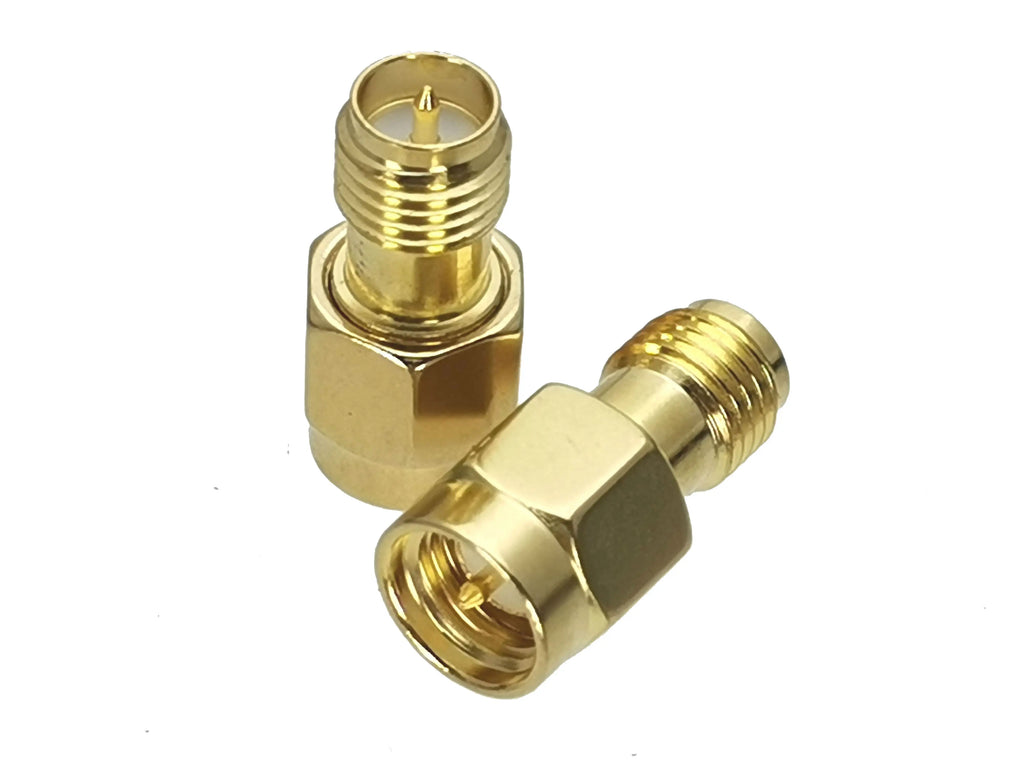 1Pcs RP-SMA RPSMA to SMA / RP-SMA Male plug & Female jack RF Coaxial Adapter connector Test Converter