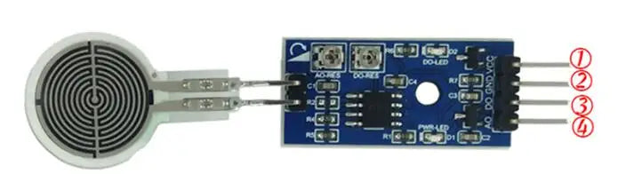 2Pcs/1pc Resistive Thin Film Pressure Sensor Flexible Force Sensitive Resistor Load Cell Converter Module 4/18/110mm For Arduino