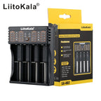 LiitoKala Lii-600 Lii-PD4 Lii-PD2 Lii-500 Lii-S8 LCD Battery Charger  For 21700 18650 18350 26650 22650 14500 NiMH