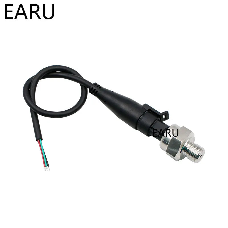 DC 5V G1/4 Pressure Sensor Transmitter Pressure Transducer 1.2 MPa 174 PSI For Air Water Gas Oil Diesel Fuel Car Stainless Steel