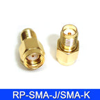 5Pcs Javino Adapter SMA / RP-SMA to SMA / RPSMA Male Plug & Female Jack Straight & Right angle RF Coaxial connector