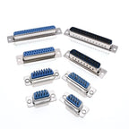2/5sets DB-9 RS232 Serial Port Connector DB Connector 9/15/25/37 Pin Copper RS232 COM Adapter With Plastic Case Metal shell