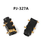 5PCS 3.5MM Headphone Jack Audio Video Female Dual Channel Stereo Jack Socket Stereo Solder Panel Mount PJ313 PJ320 PJ325 PJ326