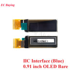 0.91 Inch OLED Module 0.91" Screen White/Blue/Yellow 128X32 LCD LED Display Module IIC I2C SPI Interface SSD1306 for Arduino