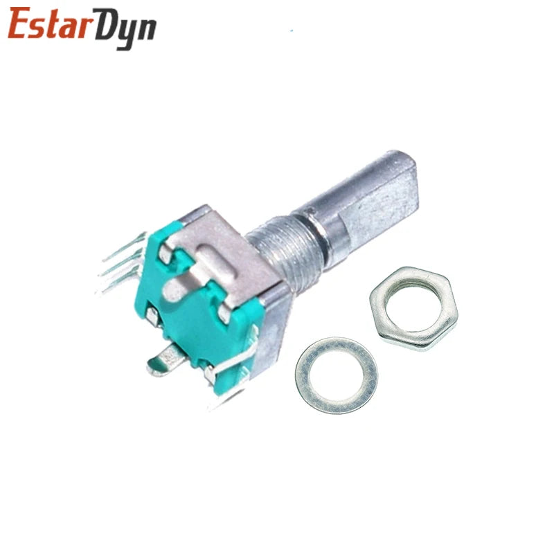 Rotary Encoder Module for Brick Sensor Development Round Audio Rotating Potentiometer Knob Cap EC11