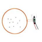 150mm Remote Wireless Charging Module Power Supply Charger Coil Magnetic Induction USB Transmitter Module + 10pcs Led