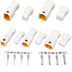 1 Set 2/3/4/6/8P JST Series Male Female Docking Sockets Butt Plugs JST02R-JWPF-VSLE Automobile Waterproof Connectors