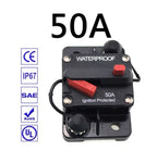 Brand 30A 40A 50A 60A 70A 80A 100A 120A 150A 200A 250A 300A AMP Circuit Breaker Fuse Reset 12-48V DC Car Boat Auto Waterproof