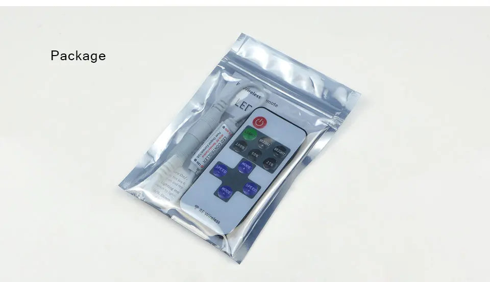 DC 12V LED Strip Single Color Controller RF Remote Control  17keys For monochrome 5050 2835 SMD LED Strip Light