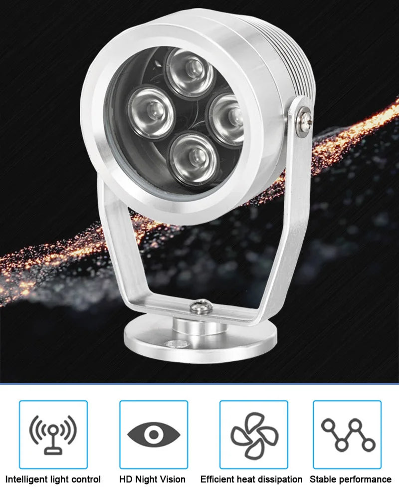 80m IR Distance LED Infrared Laser Fill Light 850nm Night Vision Camera Auxiliary Light Outdoor Waterproof CCTV Camera Fill Ligh