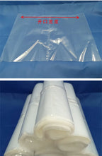 500g 0.2mm PE Heat shrinkable Pipe Clear Membrane Plastic PE hot Shrink Film Packaging Tube Thick Plastic Pack Beer bottle Jar