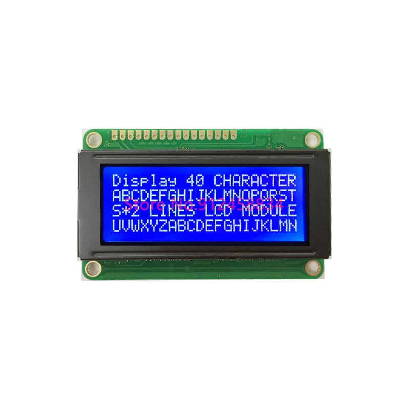 small size 20x4 2004 77x47mm Lcd Display Module HD44780 5V blue green